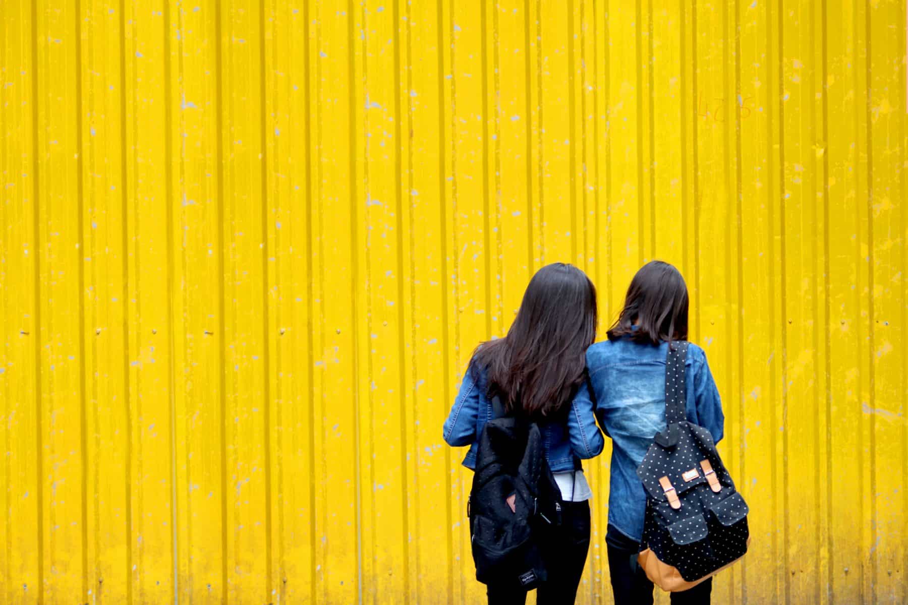 lume, geel, vrouw, yellow,