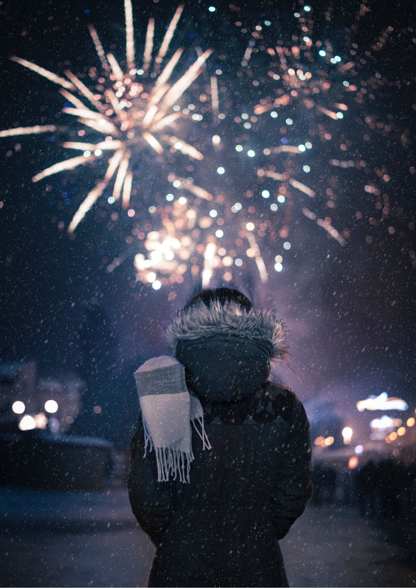 lume, vrouw, licht, vuurwerk