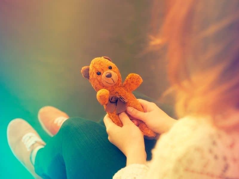 knuffel, oorlog, oekraine, vrouw, licht, lume