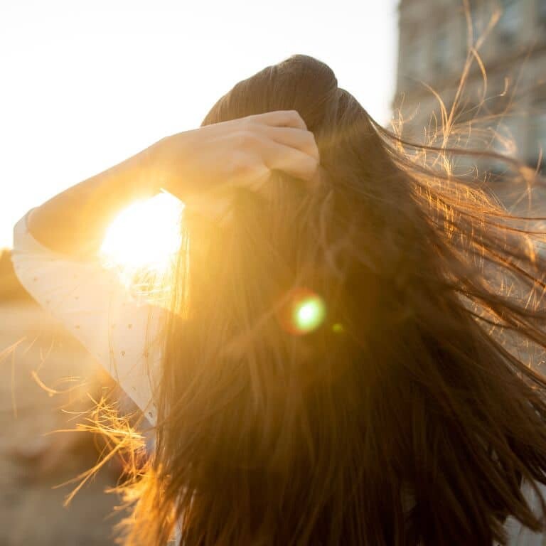 licht, zomer, haar, geroepen, gezien