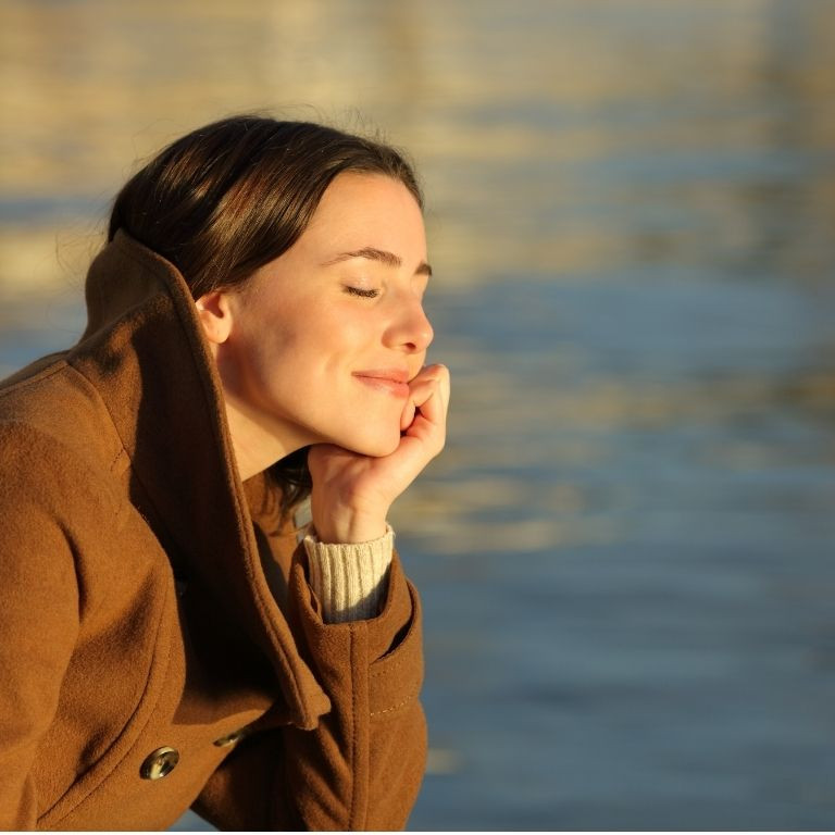 winter, zon, vrouw, bruin, god komt tevoorschijn, god, tevoorschijn